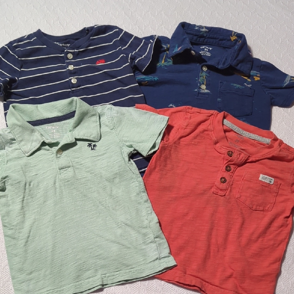 Blue and Green Polo Shirt Collection